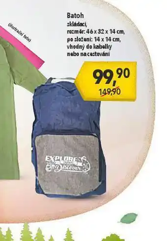 Globus Batoh skládací nabídka