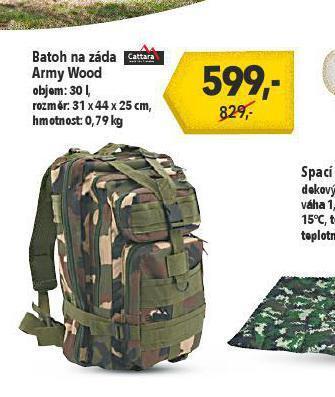 Globus Batoh na záda army wood nabídka