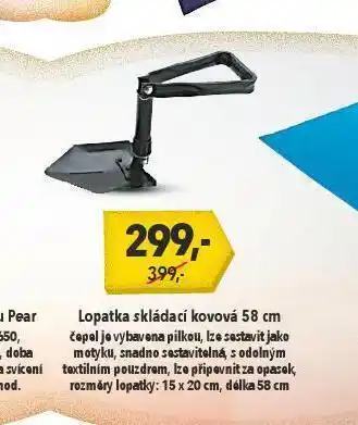 Globus Lopatka skládací kovová nabídka