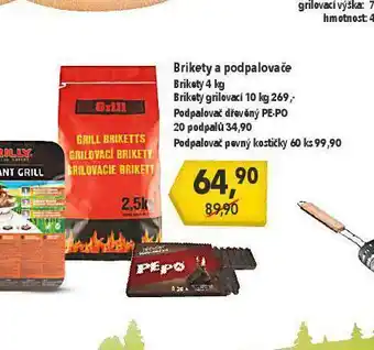 Globus Brikety a podpalovače nabídka