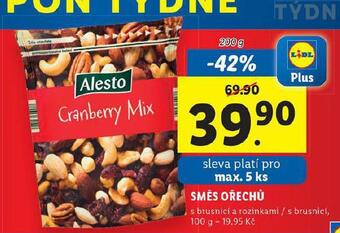 Lidl Směs ořechů nabídka
