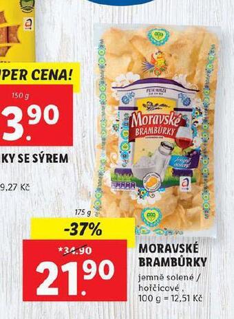 Lidl Moravské brambůrky nabídka