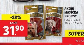 Lidl Akinu masíčka pro psy nabídka