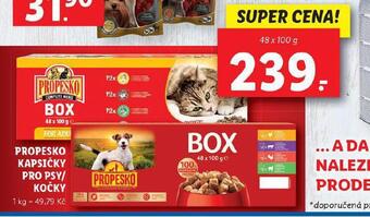 Lidl Propesko kapsičky pro psy / kočky nabídka