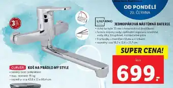 Lidl Jednopáková nástěnná baterie nabídka