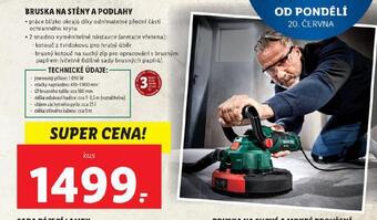 Lidl Bruska na stěny a podlahy nabídka