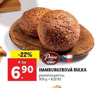 Lidl Hamburgerová bulka nabídka