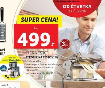 Lidl Strojek na těstoviny nabídka
