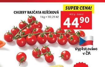 Lidl Cherry rajčata nabídka