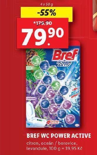 Lidl Bref wc blok nabídka