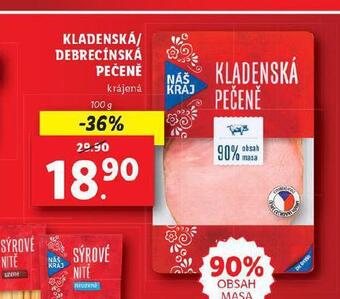 Lidl Kladenská pečeně nabídka