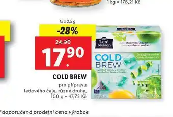 Cold brew pro přípravu ledového čaje