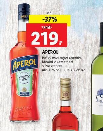 Lidl Aperol nabídka