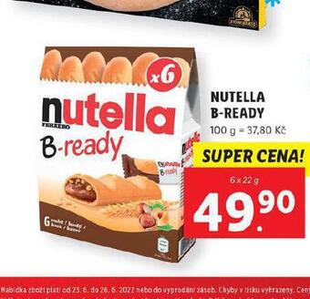 Lidl Nutella b-ready nabídka