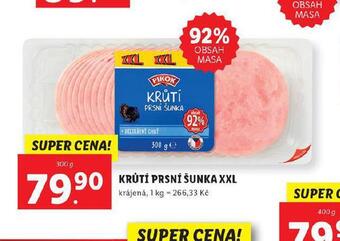 Lidl Krůtí prsní šunka nabídka