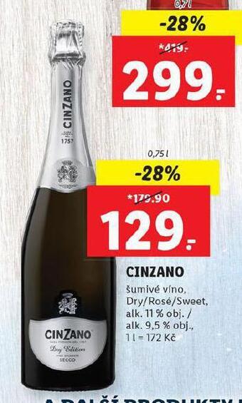 Lidl Cinzano nabídka