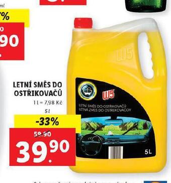 Lidl Letní směs do ostřikovačů nabídka