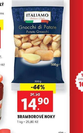 Lidl Bramborové noky nabídka