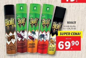 Lidl Biolit nabídka