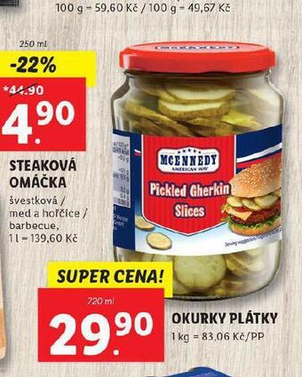Lidl Okurky plátky nabídka