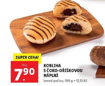 Lidl Kobliha s čoko-oříškovou náplní nabídka