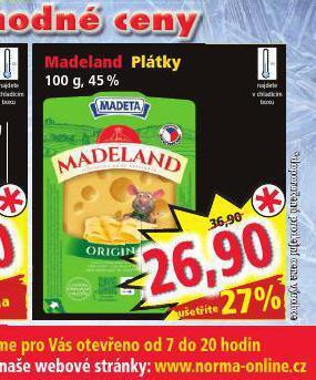 Norma Madeland plátky nabídka