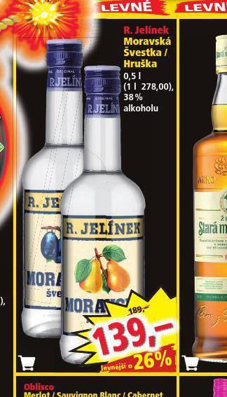 Norma R. jelínek moravská švestka / hruška nabídka