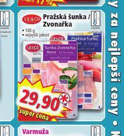 Norma Pražská šunka / zvonařka nabídka