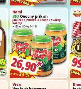 Hami bio ovocný příkrm
