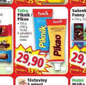 Norma Tatra piknik, pikao nabídka