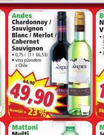 Norma Andes merlot nabídka