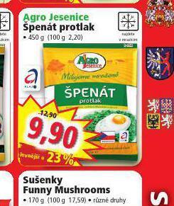 Norma Agro jesenice špenát protlak nabídka