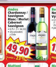 Norma Andes cabernet sauvignon nabídka