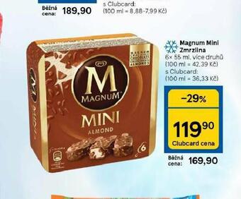 Tesco Magnum mini zmrzlina nabídka