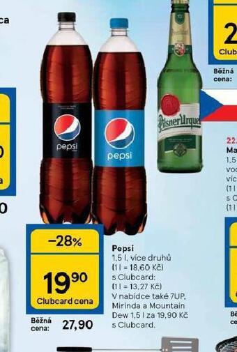 Tesco Pepsi 1,5l nabídka