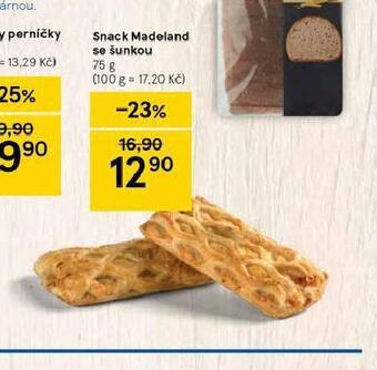 Tesco Snack madeland se šunkou nabídka