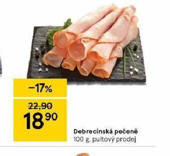 Tesco Debrecínská pečeně nabídka