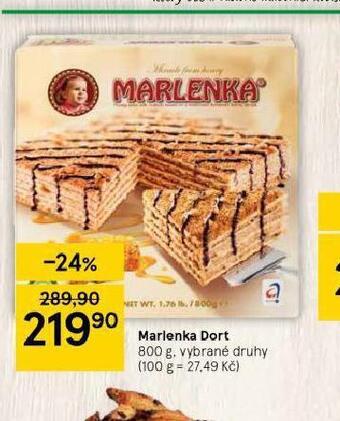 Tesco Marlenka dort nabídka