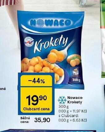Tesco Nowaco krokety nabídka
