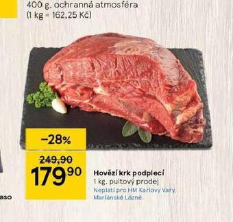 Tesco Hovězí krk podplecí nabídka
