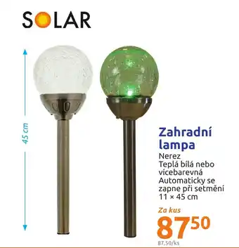Action Zahradní lampa nabídka