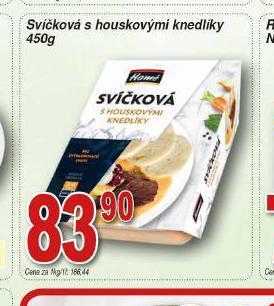 Lidl Svíčková s houskovými knedlíky nabídka