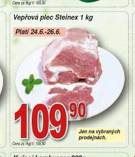 Lidl Vepřová plec nabídka