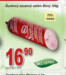 Lidl Šunkový zauzený salám nabídka