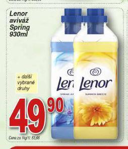 Lidl Lenor aviváž nabídka