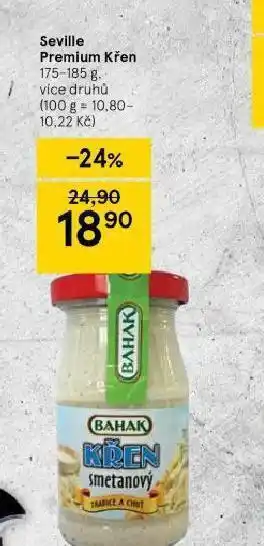 Tesco Seville premium křen nabídka