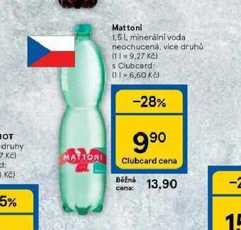 Tesco Mattoni nabídka