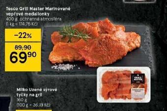 Tesco Tesco grill master marinované vepřové medailonky nabídka