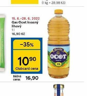 Tesco Ocet kvasný lihový nabídka