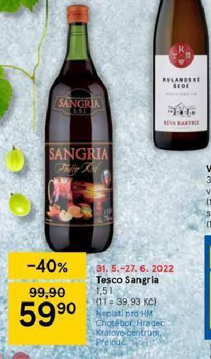 Tesco sangria